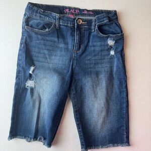 Children’s Place Denim Skimmer Shorts | Girls 12